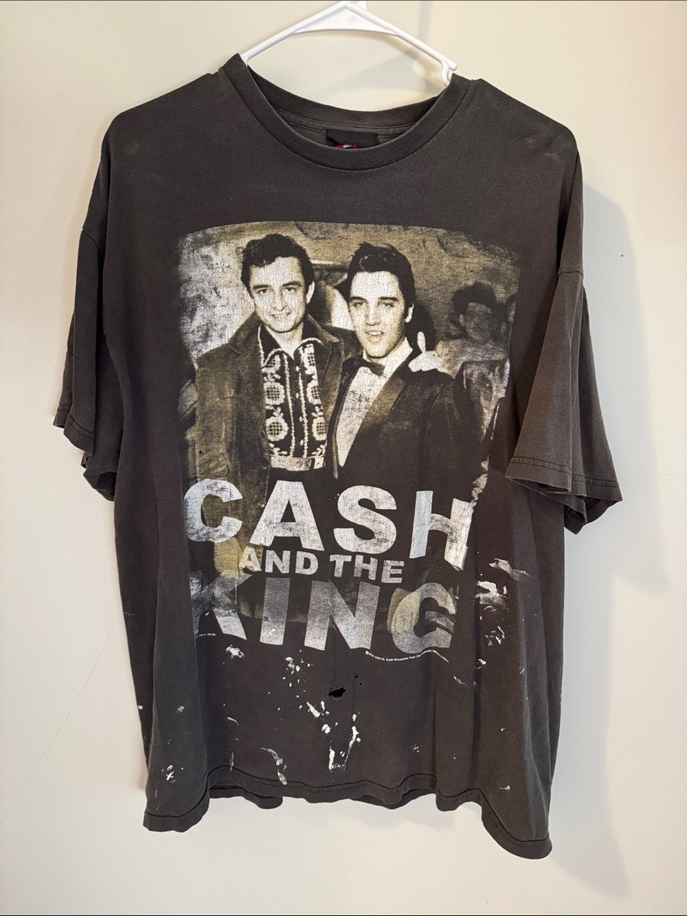 Vintage Graphic 'Cash and the King' Men’s T-Shirt